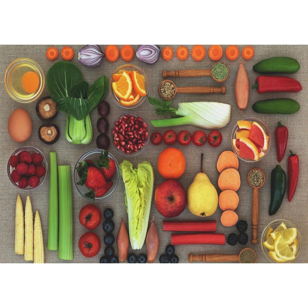 Légumes aux fruits - peinture diamant - 30x40cm