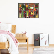 Charger l&#39;image dans la galerie, Légumes aux fruits - peinture diamant - 30x40cm
