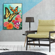 Charger l&#39;image dans la galerie, Papillon - peinture en diamant complet - 30x40cm
