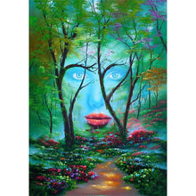 Charger l&#39;image dans la galerie, Forêt de montagne - peinture complète de diamant - 30x40cm
