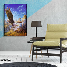 Charger l&#39;image dans la galerie, Ciels fendus d’aigle - peinture complète de diamant - 30x40cm
