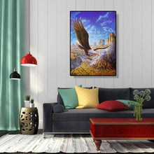 Charger l&#39;image dans la galerie, Ciels fendus d’aigle - peinture complète de diamant - 30x40cm
