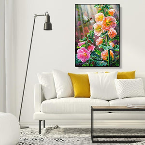 Vases à fleurs - peinture en diamant complet - 30x40cm