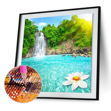 Charger l&#39;image dans la galerie, WaterfallsScenery - peinture en diamant complet - 30x30cm
