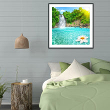 Charger l&#39;image dans la galerie, WaterfallsScenery - peinture en diamant complet - 30x30cm
