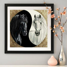 Charger l&#39;image dans la galerie, Cheval - peinture en diamant complet - 30x30cm
