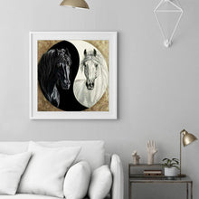 Charger l&#39;image dans la galerie, Cheval - peinture en diamant complet - 30x30cm
