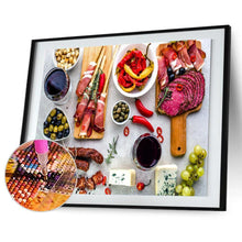 Charger l&#39;image dans la galerie, Yummy food - peinture diamant complet - 30x40cm
