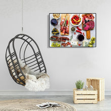 Charger l&#39;image dans la galerie, Yummy food - peinture diamant complet - 30x40cm
