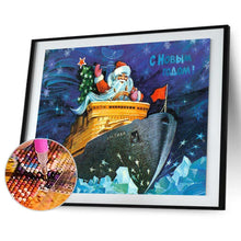Charger l&#39;image dans la galerie, Père Noël - peinture en diamant complet - 30x40cm
