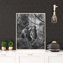 Charger l&#39;image dans la galerie, Éléphant de forêt - peinture complète de diamant - 30x40cm
