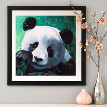 Charger l&#39;image dans la galerie, Beau panda - peinture en diamant complet - 30x30cm
