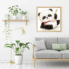 Charger l&#39;image dans la galerie, Beau panda - peinture en diamant complet - 30x30cm
