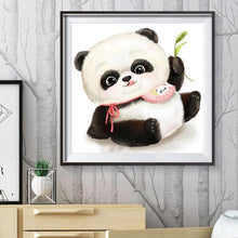 Charger l&#39;image dans la galerie, Beau panda - peinture en diamant complet - 30x30cm
