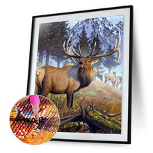 Charger l&#39;image dans la galerie, Logy elk - peinture diamant pleine - 30x40cm
