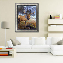Charger l&#39;image dans la galerie, Logy elk - peinture diamant pleine - 30x40cm
