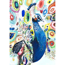 Charger l&#39;image dans la galerie, Peafowl couleur - peinture diamant pleine - 30x40cm
