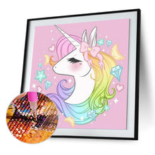 Charger l&#39;image dans la galerie, Cheval coloré - peinture complète de diamant - 30x30cm
