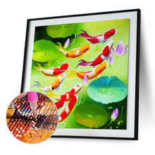 Charger l&#39;image dans la galerie, Poissons de natation - peinture de diamant complète - 30x40cm
