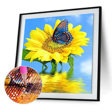 Charger l&#39;image dans la galerie, Tournesol positif - peinture en diamant complet - 30x40cm
