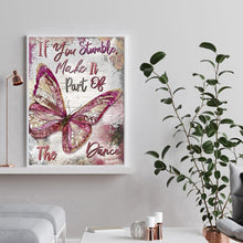 Charger l&#39;image dans la galerie, Papillon significatif - peinture en diamant complet - 40x30cm
