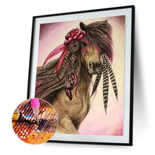 Charger l&#39;image dans la galerie, Cheval sauvage - peinture en diamant complet - 40x30cm
