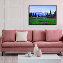 Charger l&#39;image dans la galerie, Fleurs de champ - peinture complète de diamant - 40x30cm
