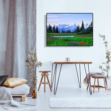 Charger l&#39;image dans la galerie, Fleurs de champ - peinture complète de diamant - 40x30cm
