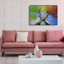 Charger l&#39;image dans la galerie, Arbres jumeaux - peinture diamant pleine - 40x30cm
