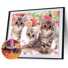 Charger l&#39;image dans la galerie, Threetens animal - peinture diamant pleine - 40x30cm

