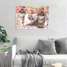 Charger l&#39;image dans la galerie, Threetens animal - peinture diamant pleine - 40x30cm
