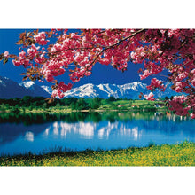 Charger l&#39;image dans la galerie, Paysage de fleur - peinture complète de diamant - 40x30cm
