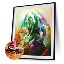 Charger l&#39;image dans la galerie, Dragon de guerre - peinture en diamant complet - 40x30cm
