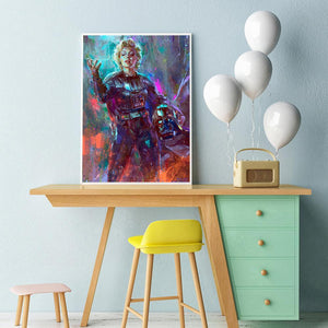 Soldat de guerre - peinture complète de diamant - 40x30cm