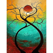 Charger l&#39;image dans la galerie, Arbre de lune - peinture de diamant plein - 40x30cm
