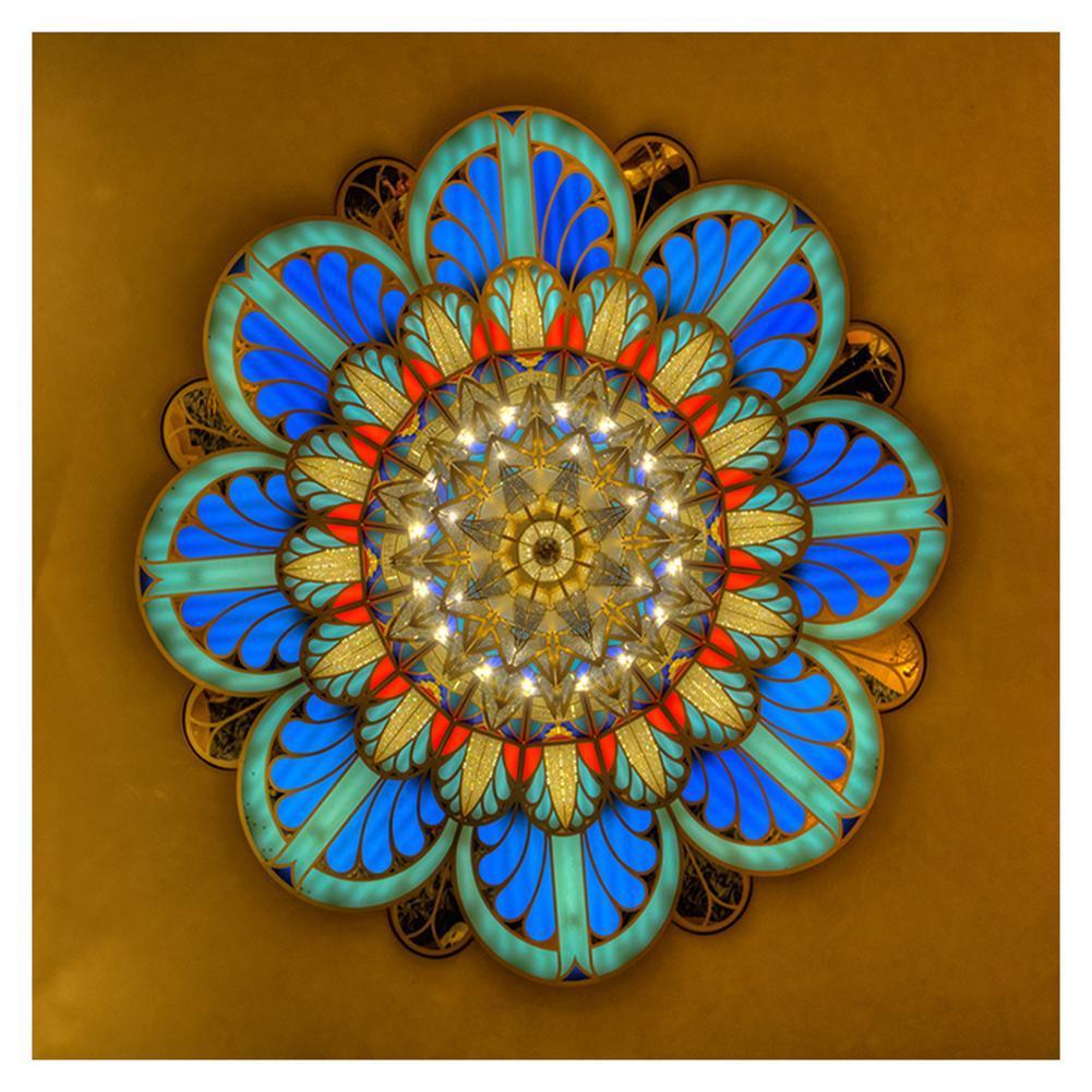 Fleurs - peinture en diamant complet - 30x30cm