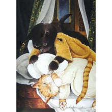 Charger l&#39;image dans la galerie, Chat - peinture en diamant complet - 30x40cm
