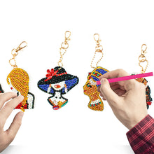 Charger l&#39;image dans la galerie, 5pièces Femme DIY Porte-clés
