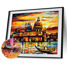 Charger l&#39;image dans la galerie, Château de bord de mer - peinture complète de diamant - 30x40cm
