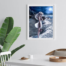 Charger l&#39;image dans la galerie, Jolie fille - peinture complète de diamant - 40x30cm
