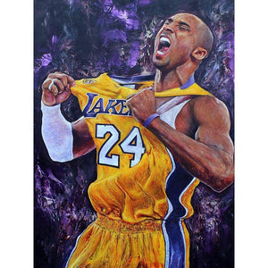Athlète de basket-ball - peinture en diamant complet - 40x30cm