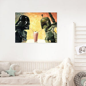 War soldierpicture - peinture en diamant complet - 40x30cm