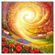 Charger l&#39;image dans la galerie, Murs de tulipes - peinture en diamant complet - 30x30cm

