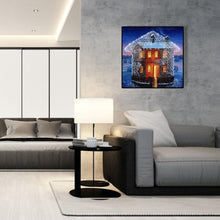 Charger l&#39;image dans la galerie, Maisons de neige - peinture en diamant complet - 30x30cm

