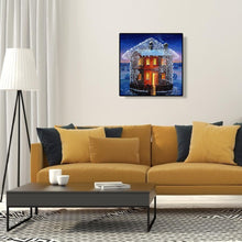 Charger l&#39;image dans la galerie, Maisons de neige - peinture en diamant complet - 30x30cm

