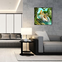 Charger l&#39;image dans la galerie, Swan boatfull diamant - peinture en diamant complet - 30x30cm
