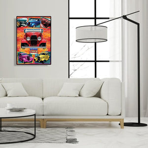 Résine - peinture en diamant complet - 30x40cm