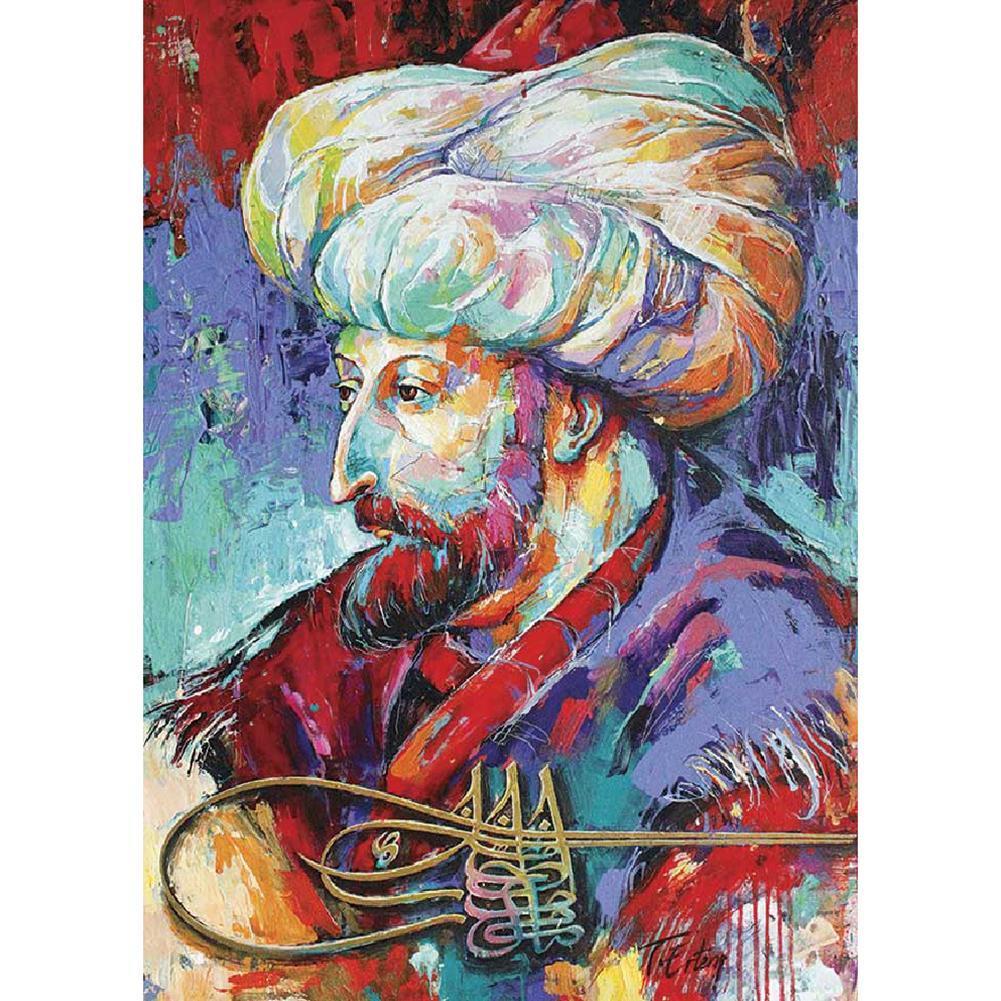 Portrait - peinture en diamant complet - 30x40cm