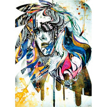 Charger l&#39;image dans la galerie, Portrait couleur - peinture en diamant complet - 30x40cm
