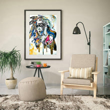 Charger l&#39;image dans la galerie, Portrait couleur - peinture en diamant complet - 30x40cm
